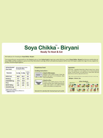 Soya Chikka Biryani