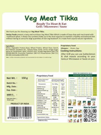 Image box image of Vezlay veg meat tikka