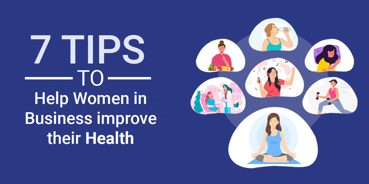Women in business improve their health