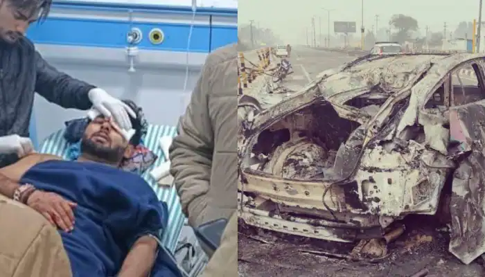 Rishab pant car accident