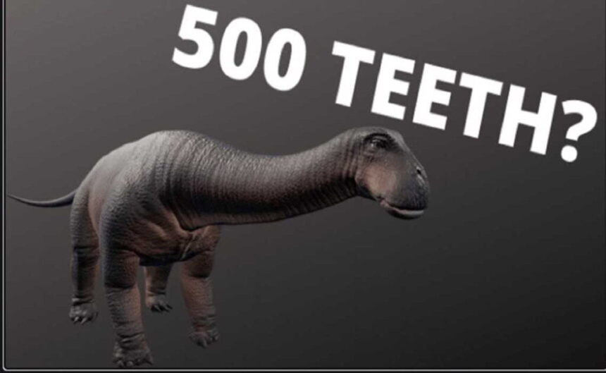 what dinosaur has 500 teeth