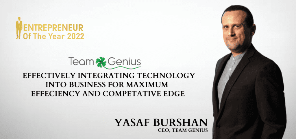 Yasaf Burshan – CEO, Team Genius yasaf burshan