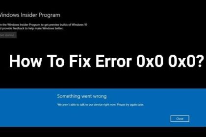Windows Error Code 0x0?