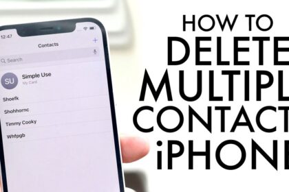 How to Delete Multiple Contacts on iPhone