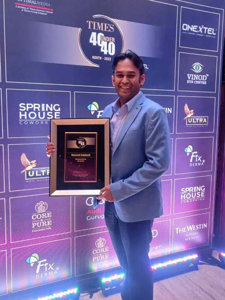 Times 40 Under 40 award winner with NextCorp Media