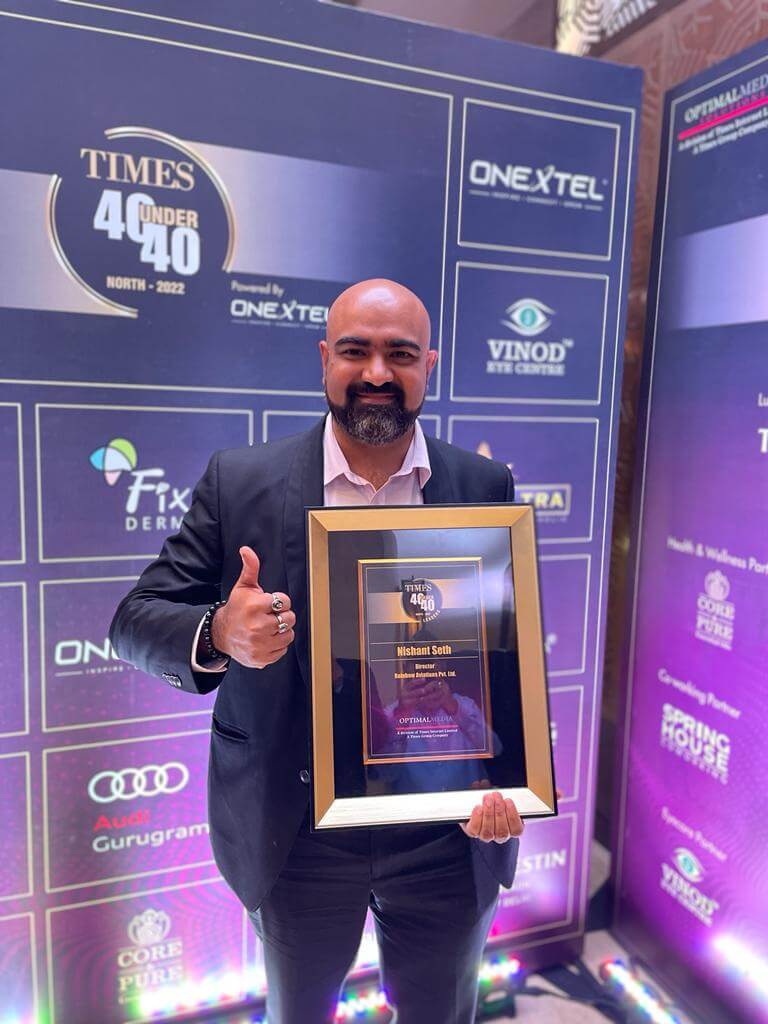 Times 40 Under 40 award winner with NextCorp Media