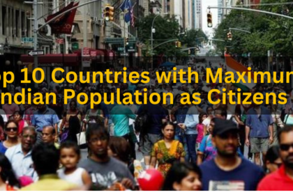 Countries with maximum indian