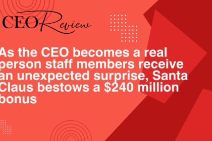 As the CEO becomes a real person staff members receive an unexpected surprise, Santa Claus bestows a $240 million bonus