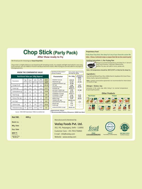 Vezlay Chop Stick (Party Pack) 400g - Image 3